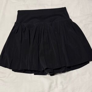 Black Pleated Tennis Skirt